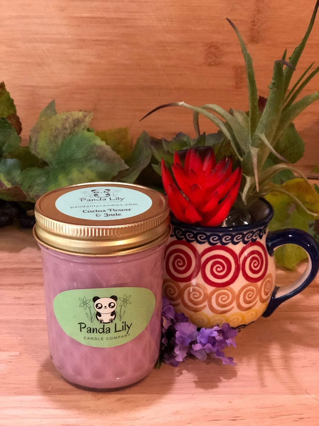 Cactus Flower and Jade - Panda Lily Candle Company