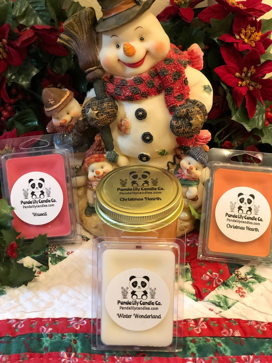 Christmas Wax Melts in fragrances you can’t buy in stores and some you can are here at Panda Lily Candles!! - Panda Lily Candle Company