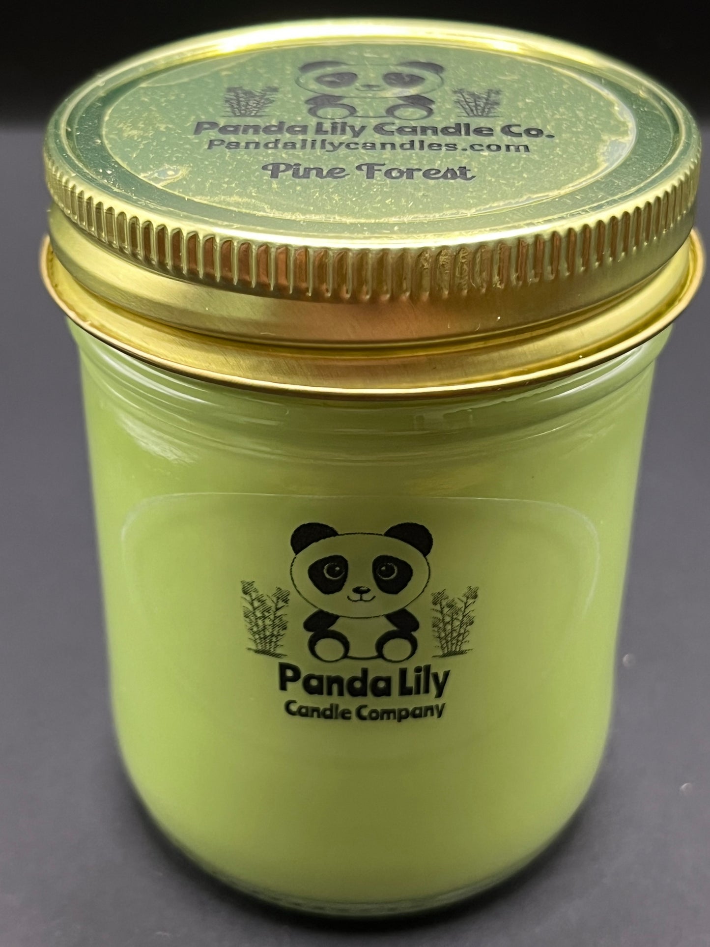 Pine Forest (Soy Wax) Candle 8 oz - Panda Lily Candle Company