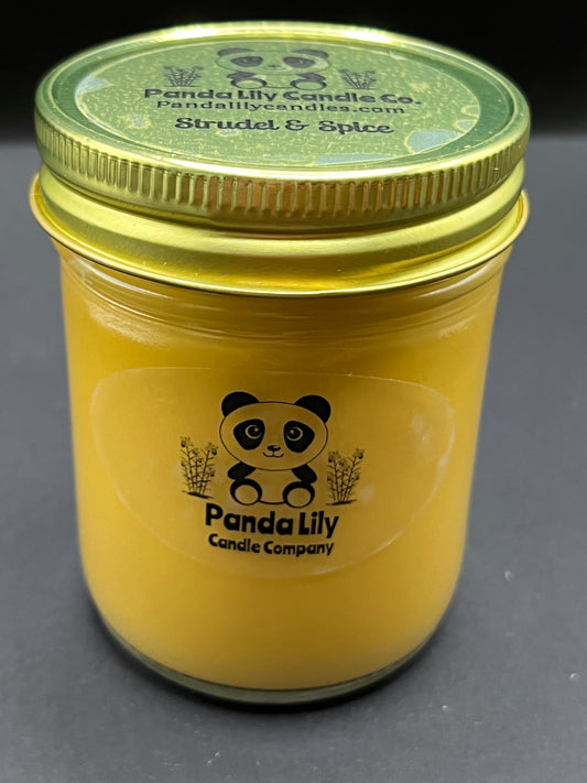 Strudel and Spice (Soy Wax) Candle -8oz - Panda Lily Candle Company