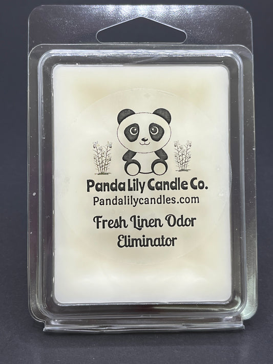 Fresh Linen Odor Eliminator Wax Melt - Panda Lily Candle Company