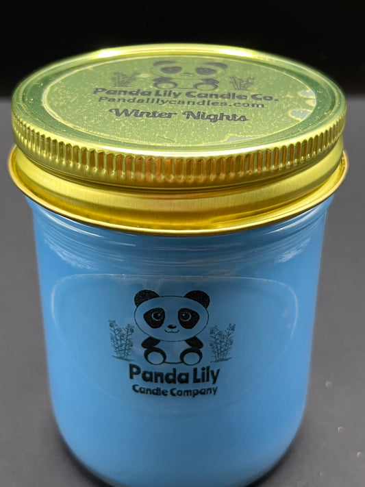 Winter Nights (Soy Wax) Candle -8 oz - Panda Lily Candle Company